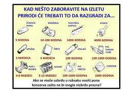 Planinarska ekologija - HPD Zagreb