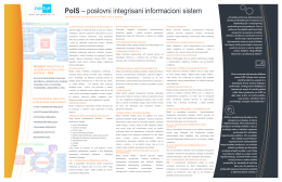 PoIS – poslovni integrisani informacioni sistem