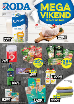 Mega vikend 11.06. - 12.06.2016