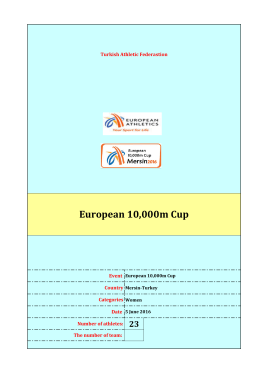 European 10,000m Cup