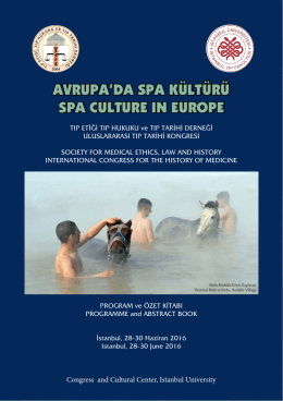 avrupa`da spa kültürü spa culture ın europe