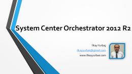 System Center Orchestrator 2012 R2