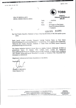 eit kamu ve özel sektör enerji/petrokimya şirketleri 1.toplantısı hk.