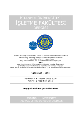 this PDF file - İstanbul Üniversitesi Hukuk Fakültesi