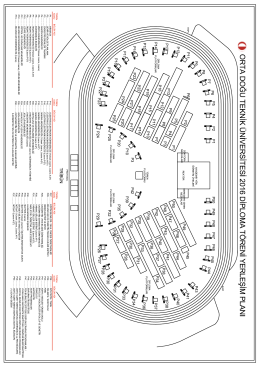 Diploma Töreni Stadyum Yerleşim Planı