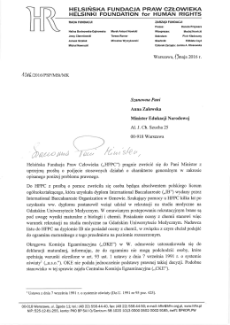 tutaj - Helsińska Fundacja Praw Człowieka