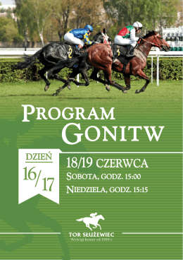 Program Gonitw na 18-19.06