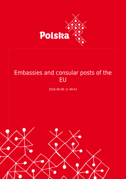 Embassies and consular posts of the EU