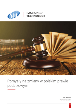 Pomysły na zmiany w polskim prawie podatkowym