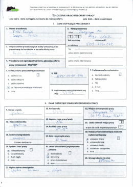 Page 1 | Powiatowy Urząd Pracy w Miechowie ul. Sienkiewicza 25