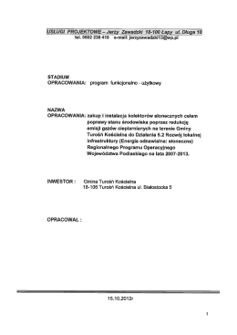 Program funkcjonalno użytkowy