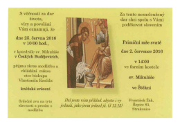 Franti&scaron;ek Ž&aacute;k - Farnost Strakonice