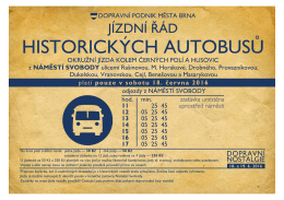 j&iacute;zdn&iacute; ř&aacute;dy historick&yacute;ch autobusů