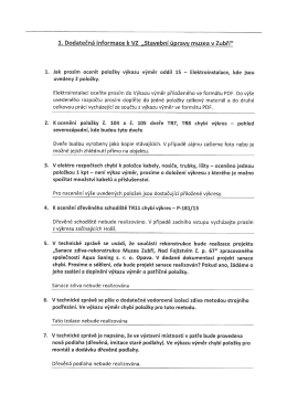 Dodatečn&aacute; informace