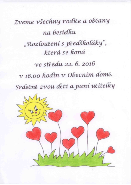 Besídka MŠ Loučka