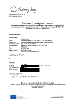 Veřejnoprávní smlouva 16/SML2116 Vít Vávra