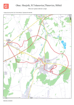 Page 1 Obec: Hnojník, H.Tošanovice,Třanovice, Střítež Plánované