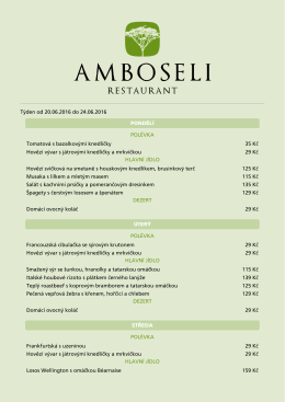 stáhnout PDF - Amboseli restaurant