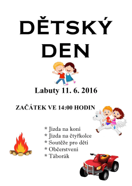 dětský den