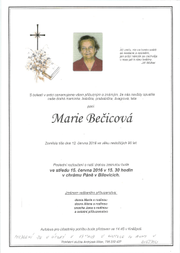 parte Marie Bečicová