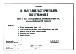 Page 1 ZWEITIG Ila 11. ZASEDÁNÍ ZASTUPITEISTWA