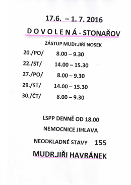Dovolen&aacute; Mudr. Jiř&iacute; Havr&aacute;nek003