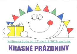 Informace pro čtenáře