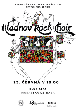 Pozvánka na koncert a křest CD pěveckého sboru Hladnov Rock