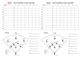 line-up - Baseball