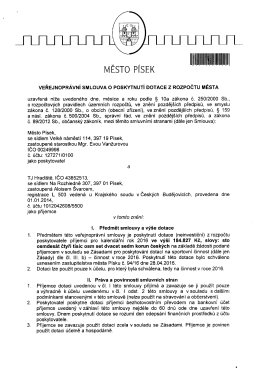 543 - Veřejnoprávní smlouva