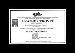 FRANJO CEROVEC