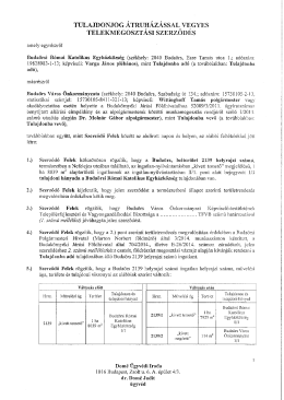 Page 1 TULAJDONJOG &Aacute;TRUH&Aacute;Z&Aacute;SSAL VEGYES