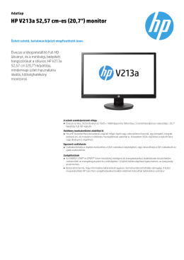 HP V213a 52,57 cm-es (20,7") monitor