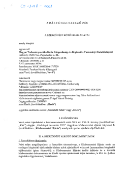 Suweco CZ - MTA K&ouml;zgazdas&aacute;g