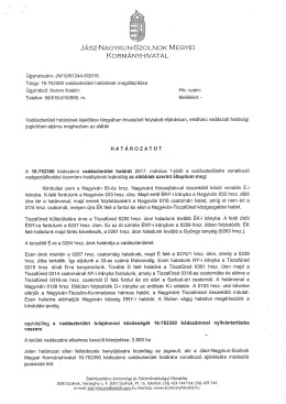 16-752350 vad&aacute;szter&uuml;let hat&aacute;r&aacute;nak meg&aacute;llap&iacute;t&aacute;sa