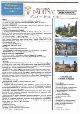 Szczeg&oacute;ły w załączonej ulotce