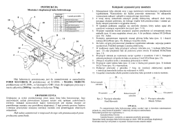 Page 1 INSTRUKCJA Montażu i eksploatacji haka holowniczego