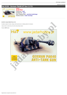 Hat 8150 - German Pak40 AT Gun (1:72)