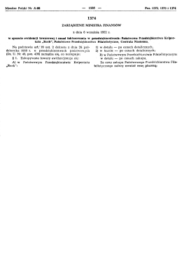 Page 1 Monitor Polski Nr A-88 – 1595 – Poz. 1372, 1373 i 4374