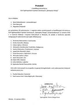 ZOBACZ WYNIKI KWALIFIKACJI