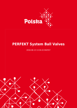 PERFEKT System Ball Valves