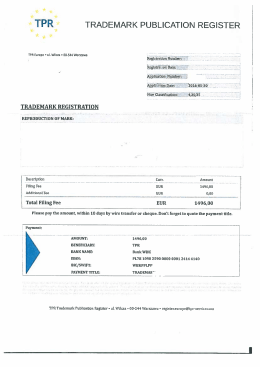 TPR Trademark Publication Register