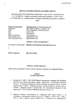 Page 1 24/07/2ř43 ZMLUVA O UZAVRETÍ BUDÚCEJ NÁJOMNEJ