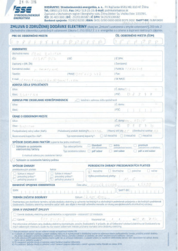 SSE-zmluva o zdruzenej dodavke elektriny