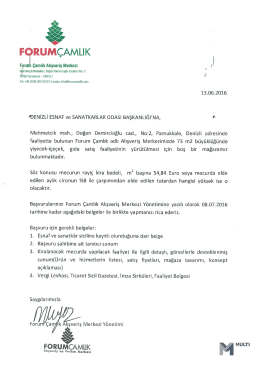 Page 1 & FORUM&Ccedil;AMLIK Forum &Ccedil;amlık Alışveriş Merkezi Mehmet&ccedil;ik