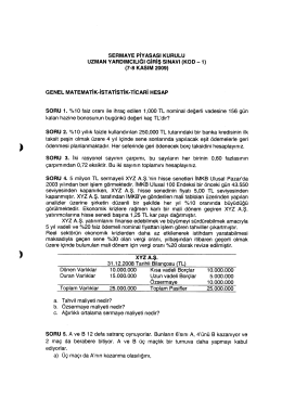 2009 - Sermaye Piyasası Kurulu