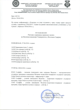 Распоред