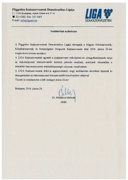 Page 1 F&uuml;ggetlen Szakszervezetek Demokratikus Lig&aacute;ja @ S