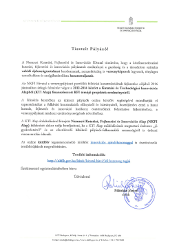 Page 1 NEMZETI KUTATÁSI, FEJLESZTÉSI ES INNOVÁCIOS