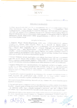 A Veszpr&eacute;m Megyei Rendőr-Főkapit&aacute;nys&aacute;g meghatalmaz&aacute;sa